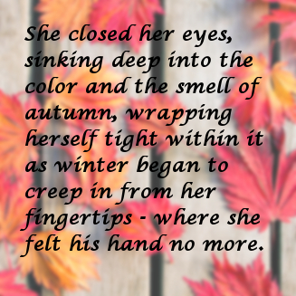 Japanese Maple Tree Leaves on Wood Deck