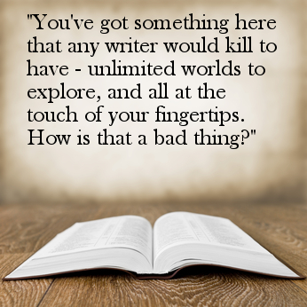 Open book on wood table over grunge background