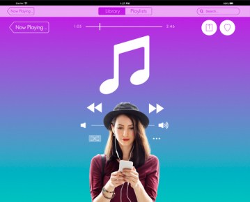 Music Sound Multimedia Player Concept